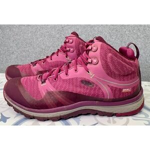 Keen Terradora II Pink Waterproof Mid Hiking Boots Womens 11 Outdoor 1018524